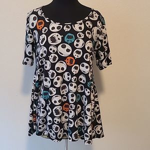 Spooktacular Style: Nightmare Before Christmas LulaRoe Tee (M)